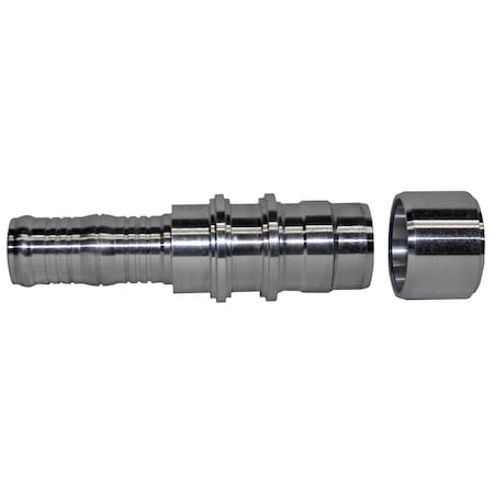 Ags 3/4 Aluminum Tube to No 12 A/C Hose KLEDGE-LOK Repair Union ACR-010